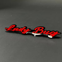 1PC Lady Bug 3D Acrylic Badge - Car Truck Emblem Fender Tailgate Trunk Sticker