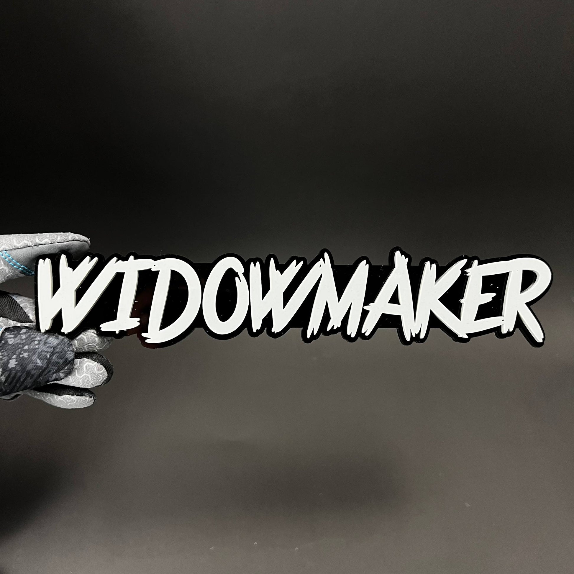 1PC WIDOWMAKER 3D Acrylic Badge - Car Truck Emblem Fender Tailgate Trunk Sticker