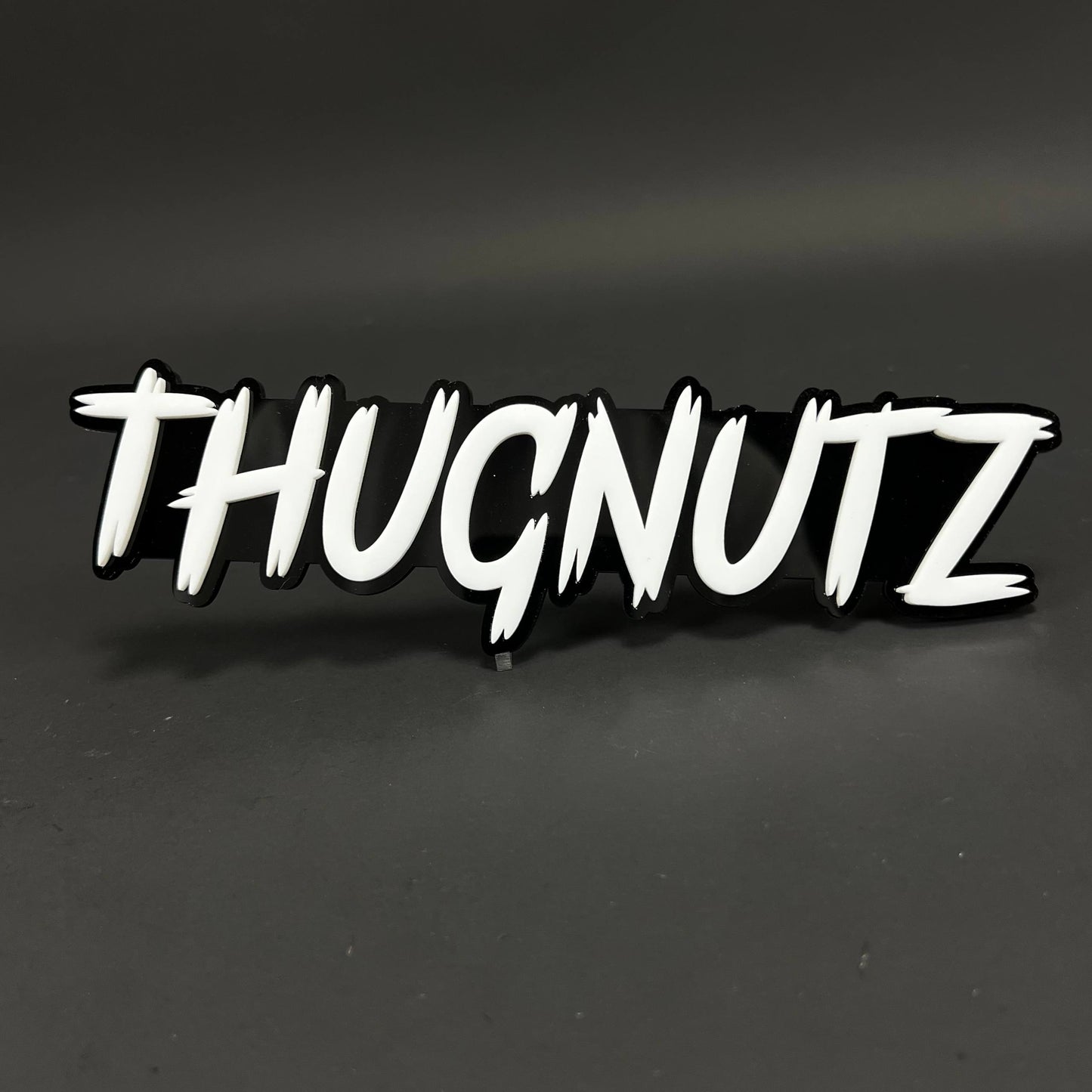 1PC THUGNUTZ 3D Acrylic Badge - Car Truck Emblem Fender Tailgate Trunk Sticker