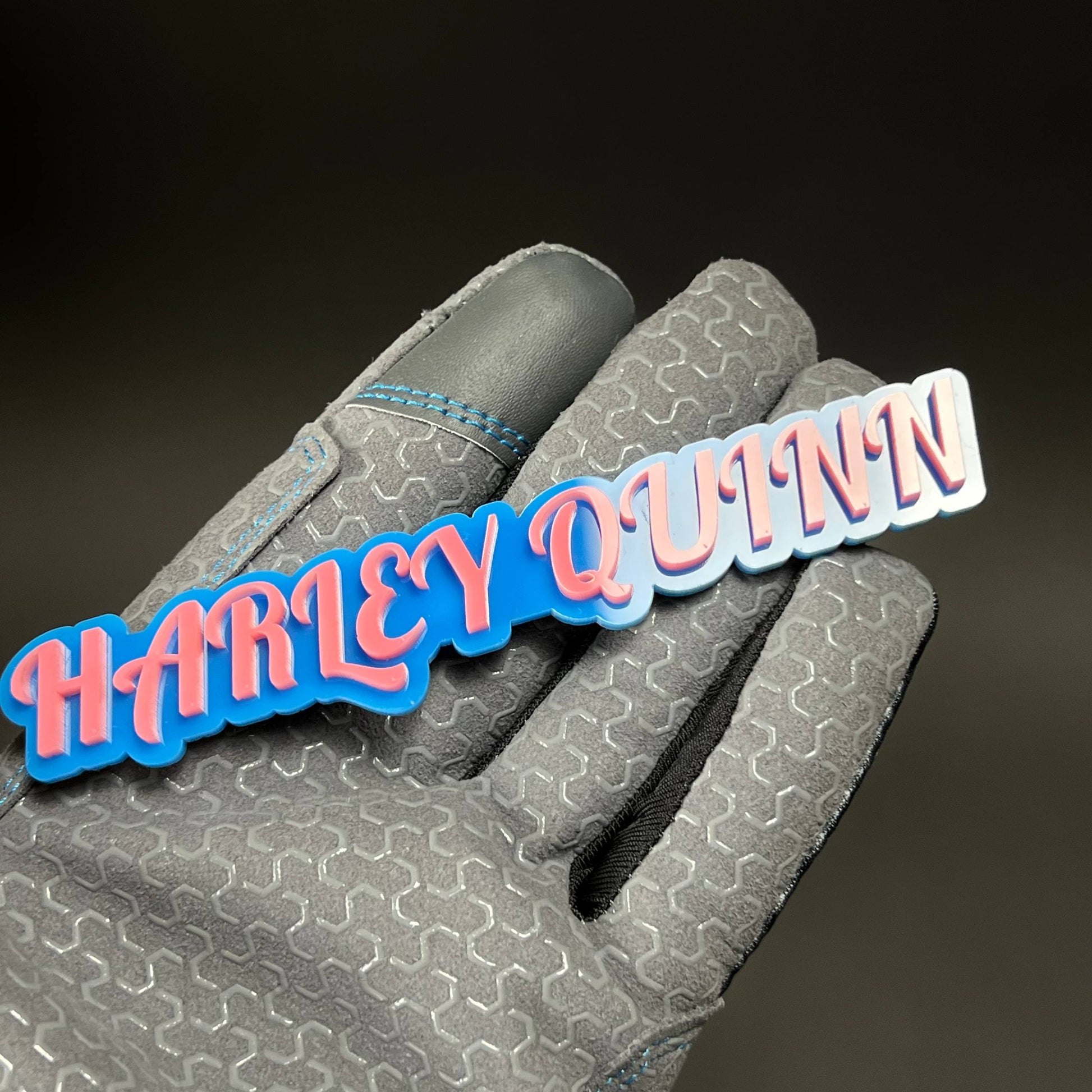 1PC HARLEY QUINN 3D Acrylic Badge - Car Truck Emblem Fender Sticker