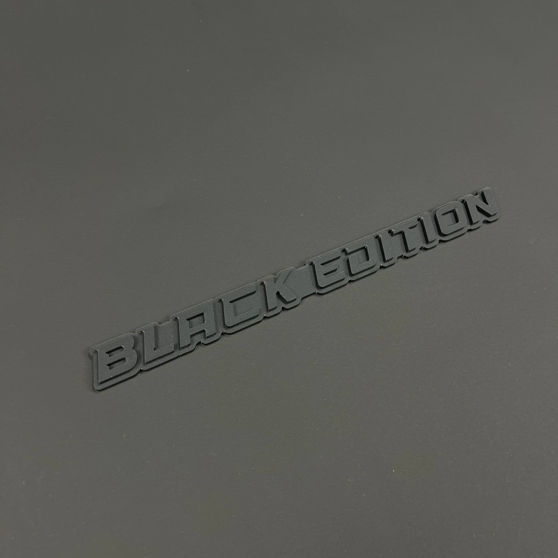 Black Edition 3D Acrylic Badge - Car Truck Emblem Fender Tailgate Trunk Sticker
