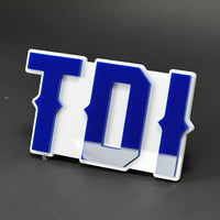 1PC TDI 3D Acrylic Badge - Car Truck Emblem Fender Tailgate Trunk Sticker