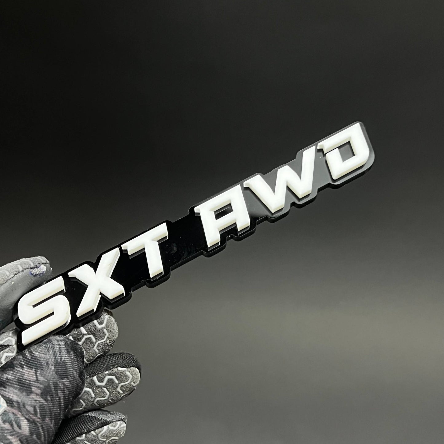 1PC SXT AWD 3D Acrylic Badge - Car Truck Emblem Fender Tailgate Trunk Sticker