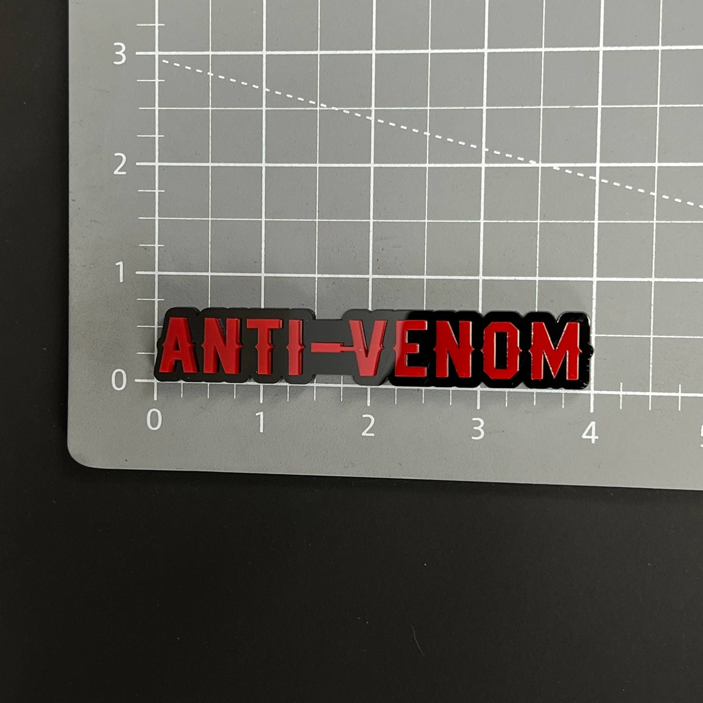 1PC ANTI-VENOM 3D Acrylic Badge - Car Truck Emblem Fender Tailgate Trunk Sticker