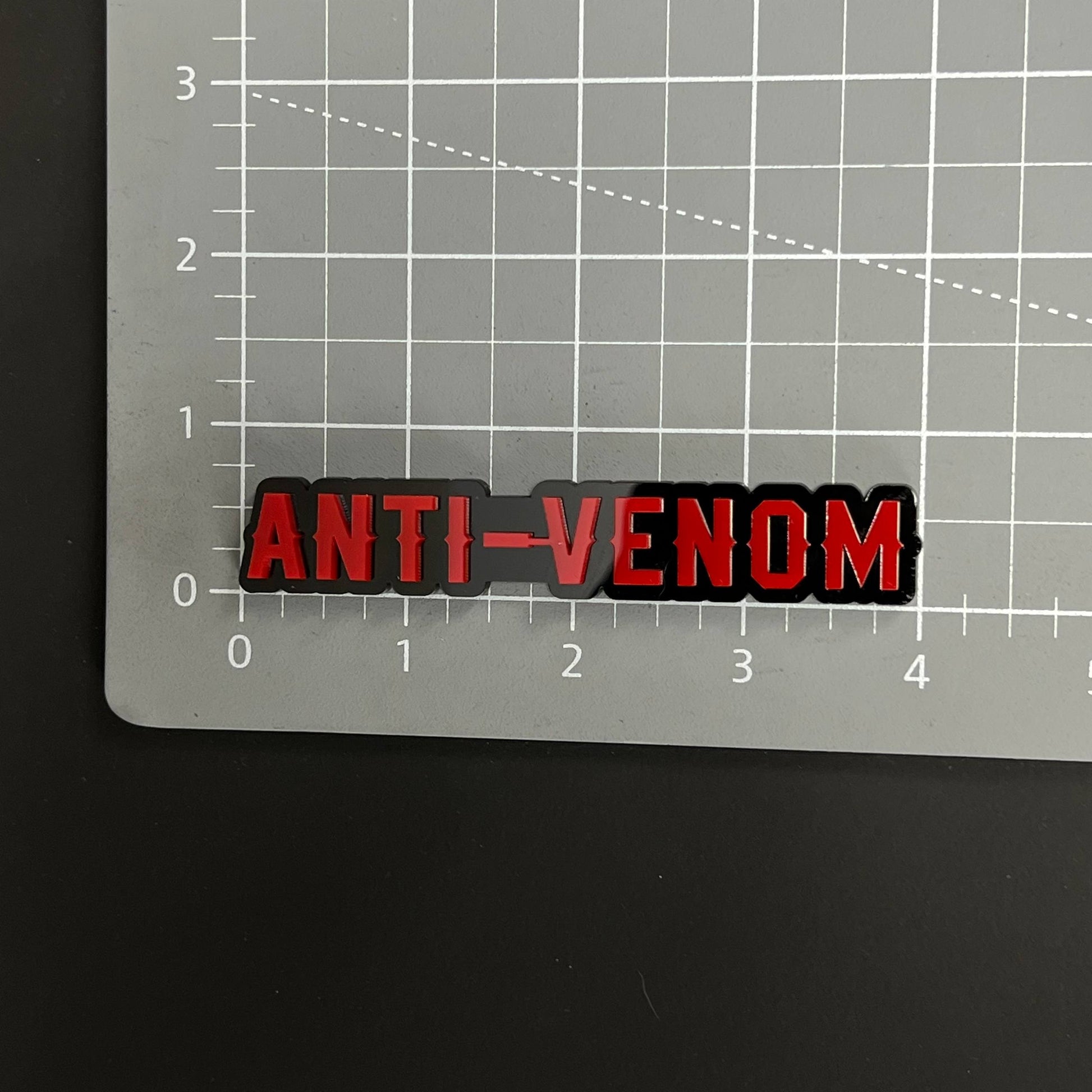 1PC ANTI-VENOM 3D Acrylic Badge - Car Truck Emblem Fender Tailgate Trunk Sticker