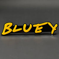 1PC BLUEY 3D Acrylic Badge - Car Truck Emblem Fender Tailgate Trunk Sticker