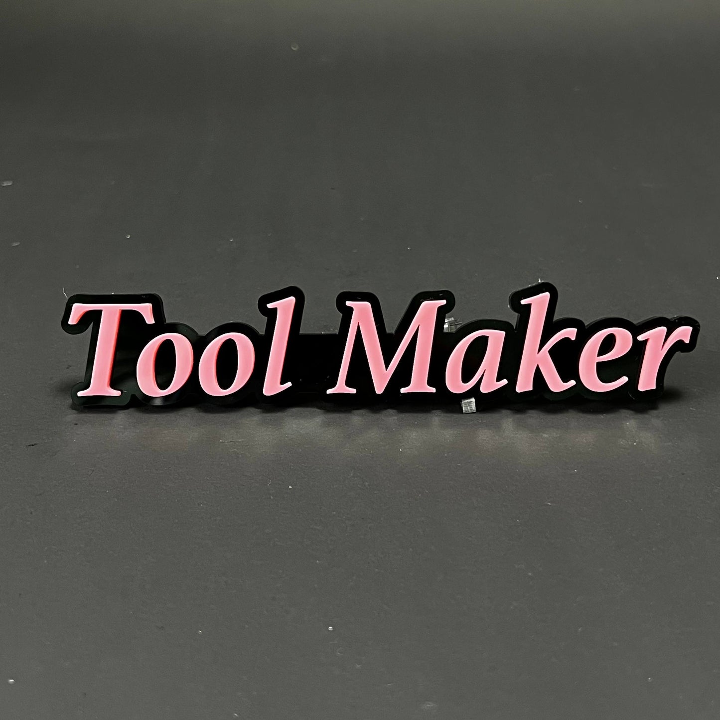 1PC Tool Maker 3D Acrylic Badge - Car Truck Emblem Fender Tailgate Trunk Sticker