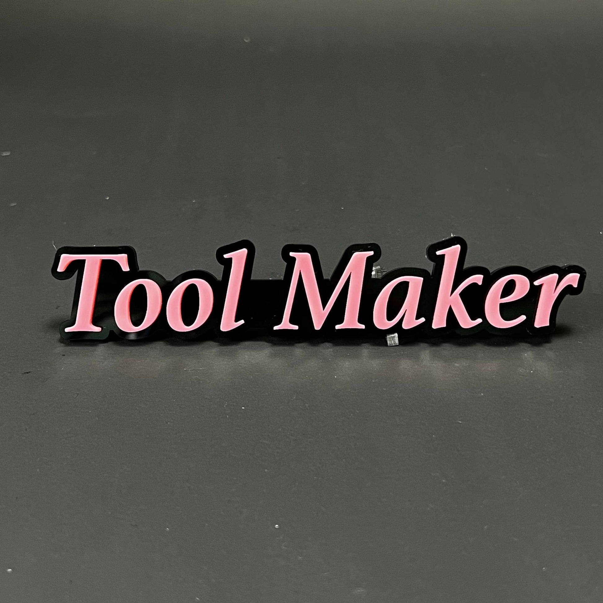 1PC Tool Maker 3D Acrylic Badge - Car Truck Emblem Fender Tailgate Trunk Sticker