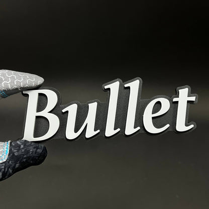 1PC Bullet 3D Acrylic Badge - Car Truck Emblem Fender Tailgate Trunk Sticker