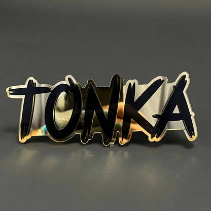 1PC TONKA 3D Acrylic Badge - Car Truck Emblem Fender Tailgate Trunk Sticker