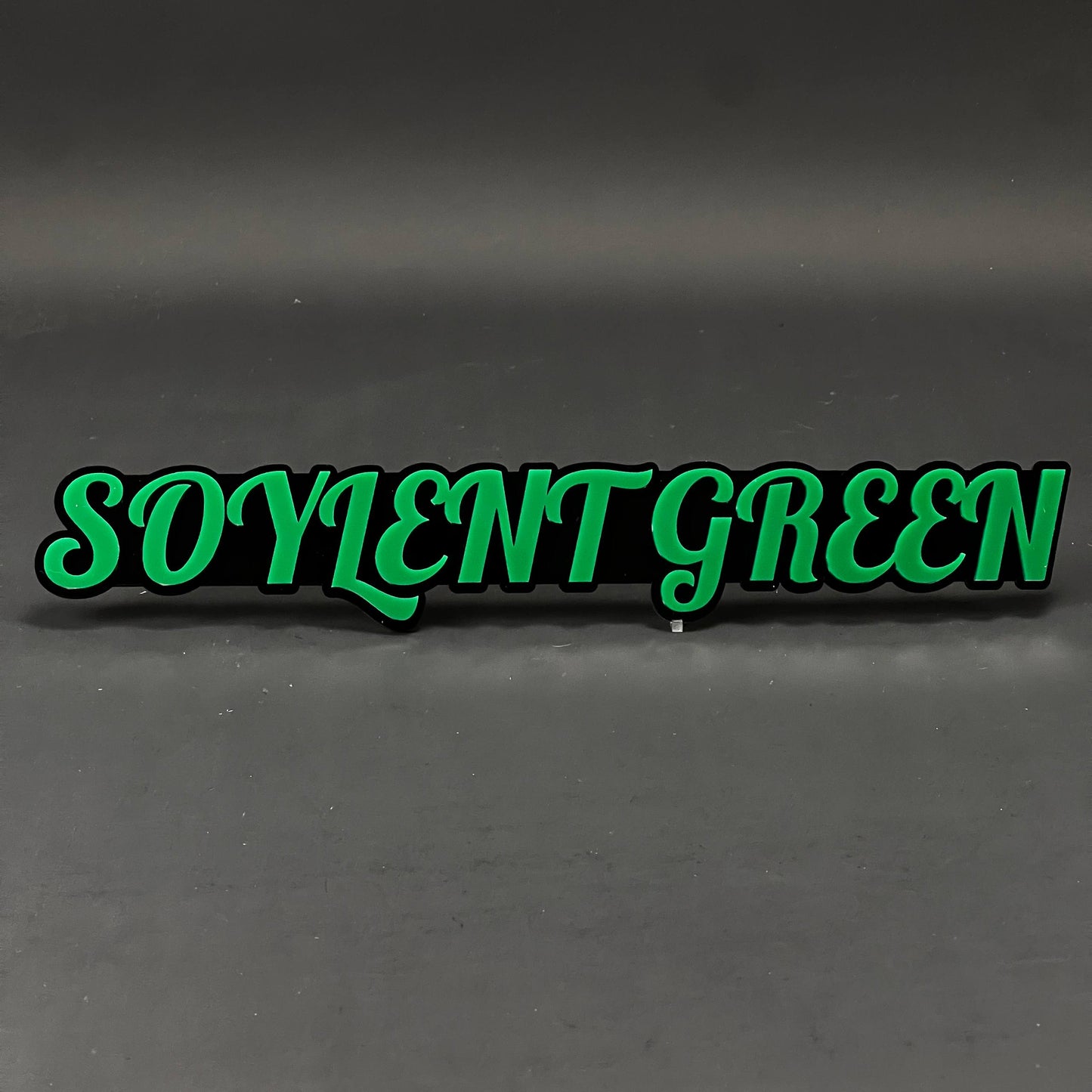 1PC SOYLENT GREEN 3D Acrylic Badge - Car Truck Emblem Fender Sticker