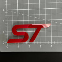 1PC ST 3D Acrylic Badge - Car Truck Emblem Fender Tailgate Trunk Sticker