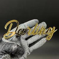 1PC Darling 3D Acrylic Badge - Car Truck Emblem Fender Tailgate Trunk Sticker