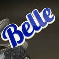 1PC Belle 3D Acrylic Badge - Car Truck Emblem Fender Tailgate Trunk Sticker