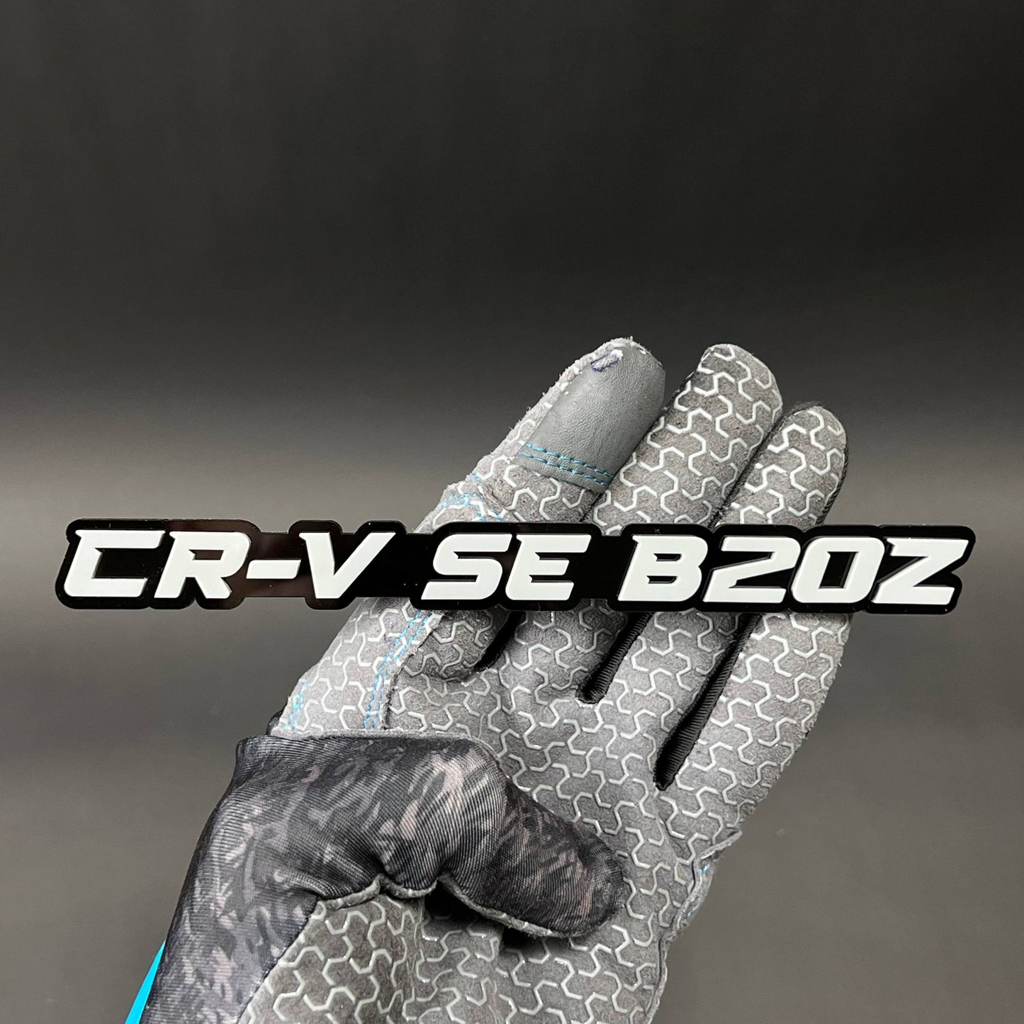 1PC CR-V SE B20Z 3D Acrylic Badge - Car Truck Emblem Fender Sticker
