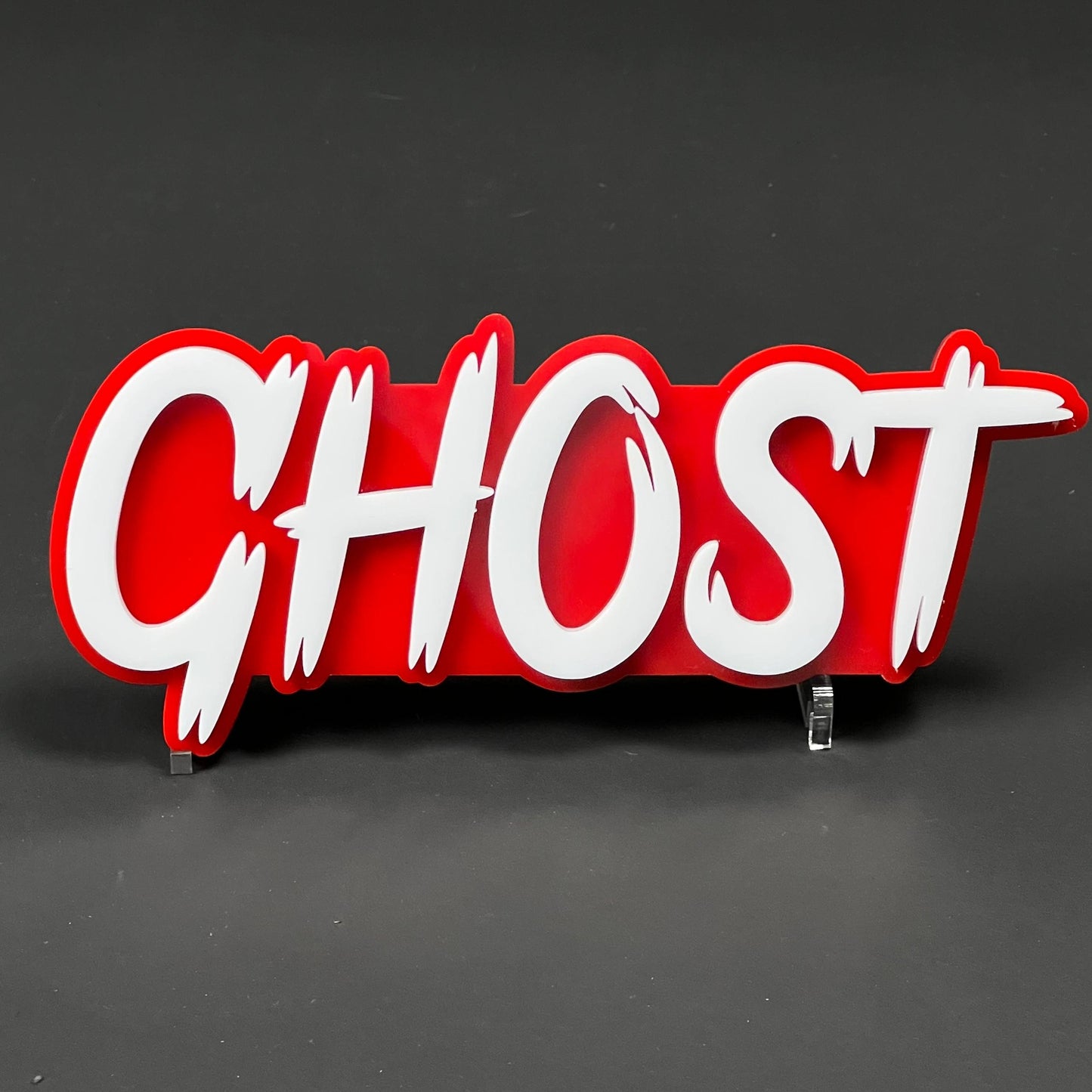 1PC GHOST 3D Acrylic Badge - Car Truck Emblem Fender Tailgate Trunk Sticker