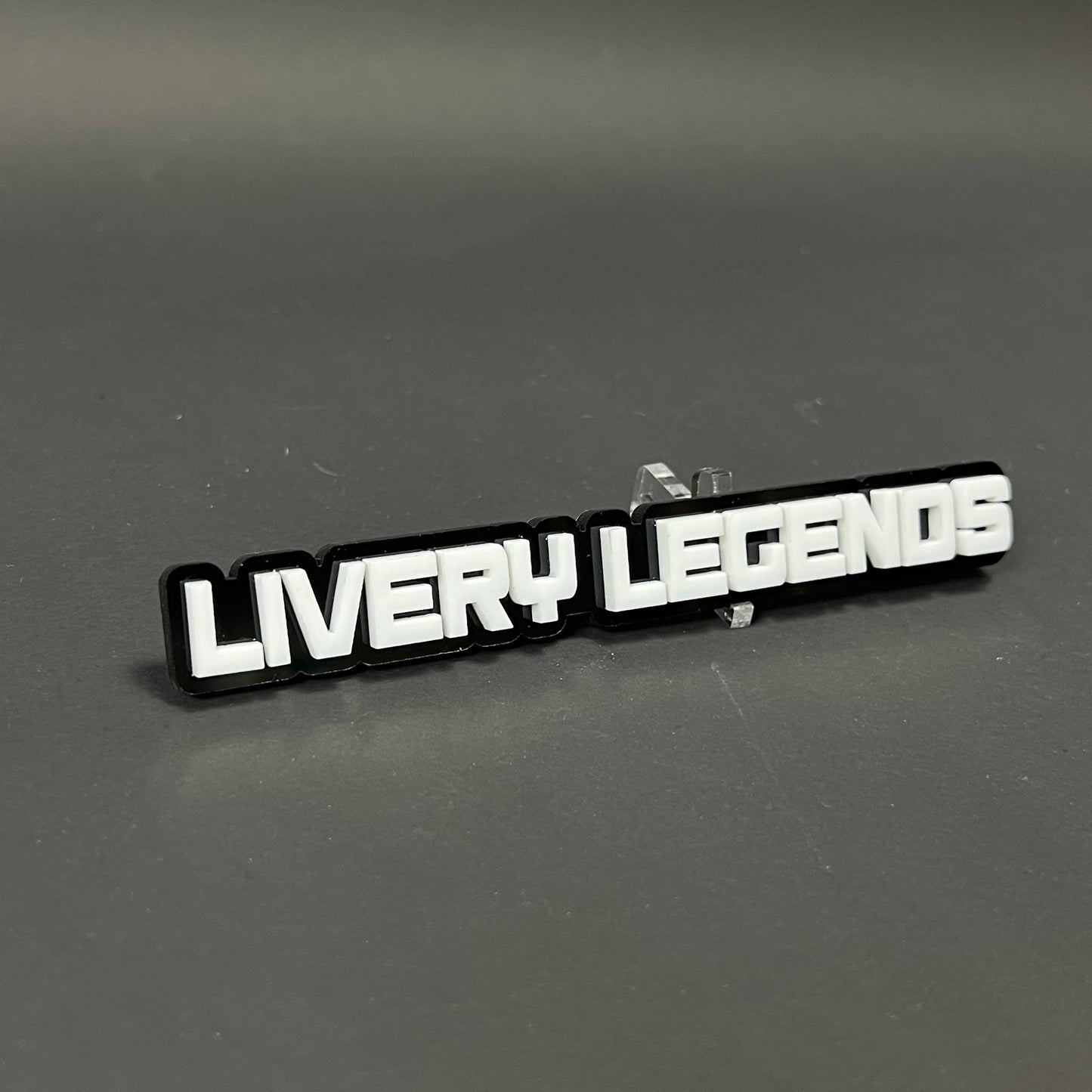 1PC LIVERY LEGENDS 3D Acrylic Badge - Car Truck Emblem Fender Sticker