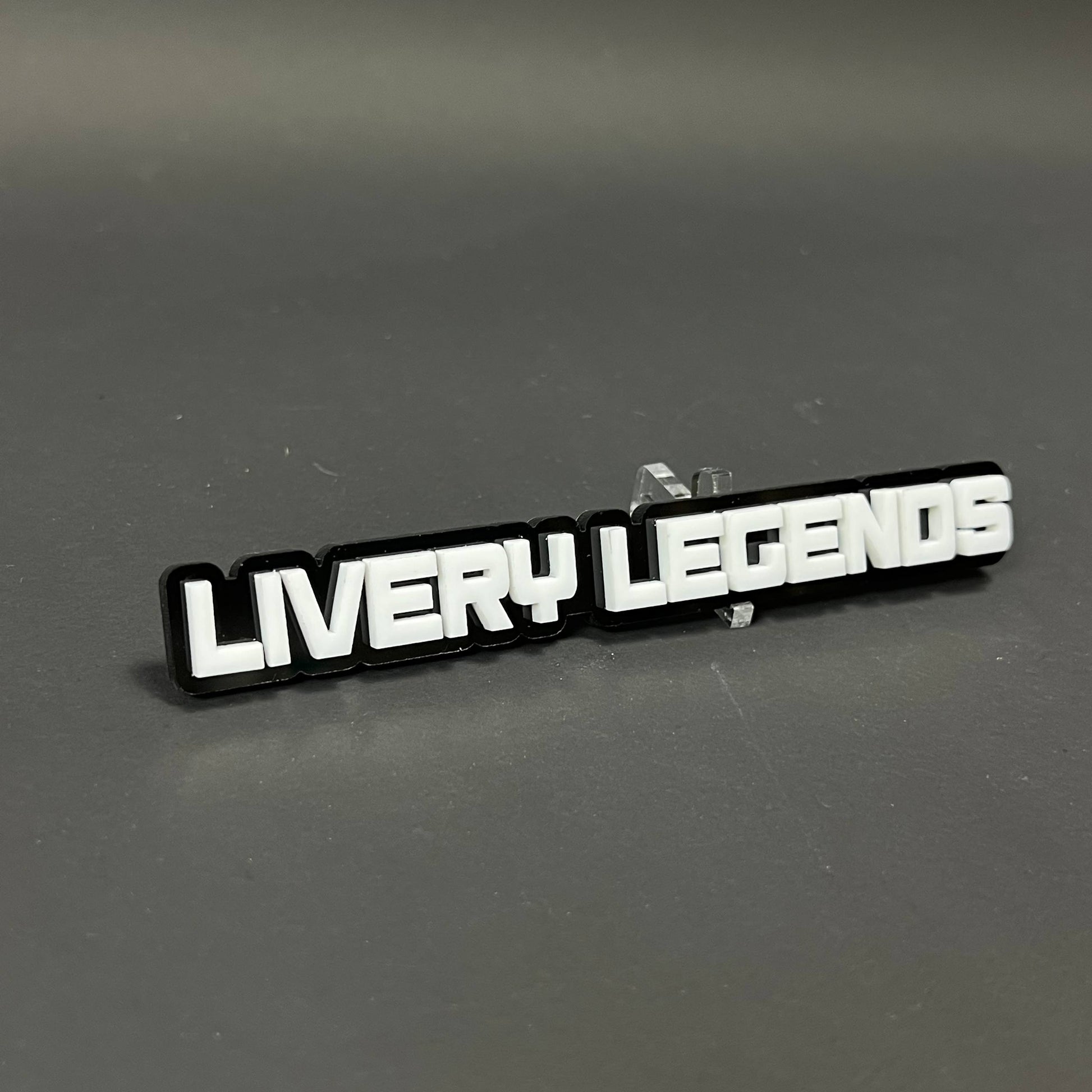 1PC LIVERY LEGENDS 3D Acrylic Badge - Car Truck Emblem Fender Sticker
