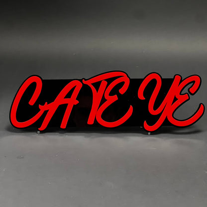 1PC CATEYE 3D Acrylic Badge - Car Truck Emblem Fender Tailgate Trunk Sticker