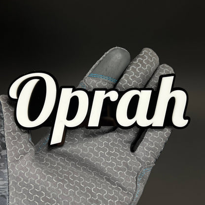 1PC Oprah 3D Acrylic Badge - Car Truck Emblem Fender Tailgate Trunk Sticker