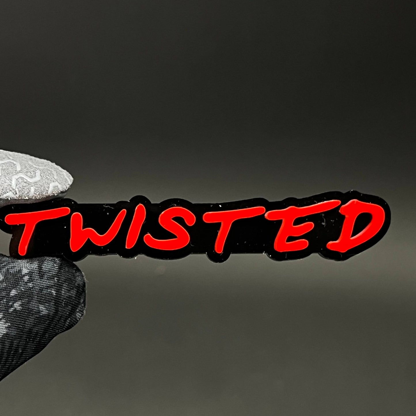 1PC TWISTED 3D Acrylic Badge - Car Truck Emblem Fender Tailgate Trunk Sticker