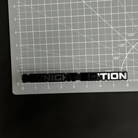1PC MIDNIGHT EDITION 3D Acrylic Badge - Car Truck Emblem Fender Sticker