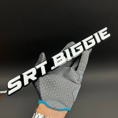 1PC SRT.BIGGIE 3D Acrylic Badge - Car Truck Emblem Fender Tailgate Trunk Sticker