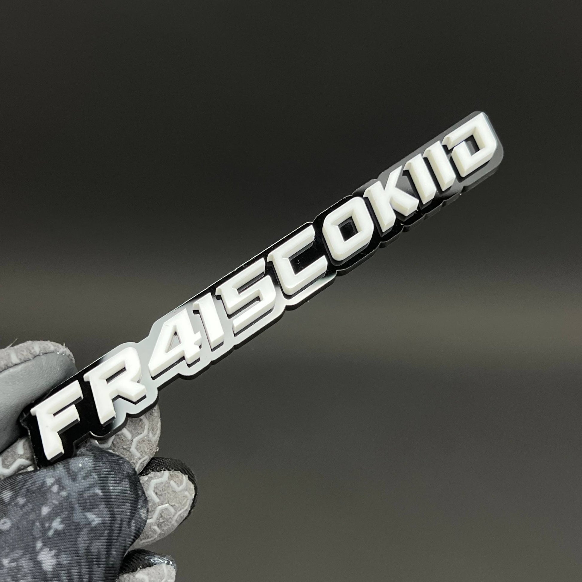 1PC FR415COKIID 3D Acrylic Badge - Car Truck Emblem Fender Sticker