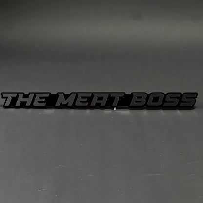 1PC THE MEAT BOSS 3D Acrylic Badge - Car Truck Emblem Fender Sticker