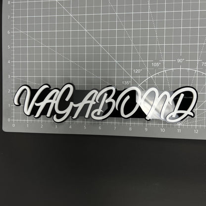 1PC VAGABOND 3D Acrylic Badge - Car Truck Emblem Fender Tailgate Trunk Sticker
