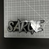 1PC SARGE 3D Acrylic Badge - Car Truck Emblem Fender Tailgate Trunk Sticker