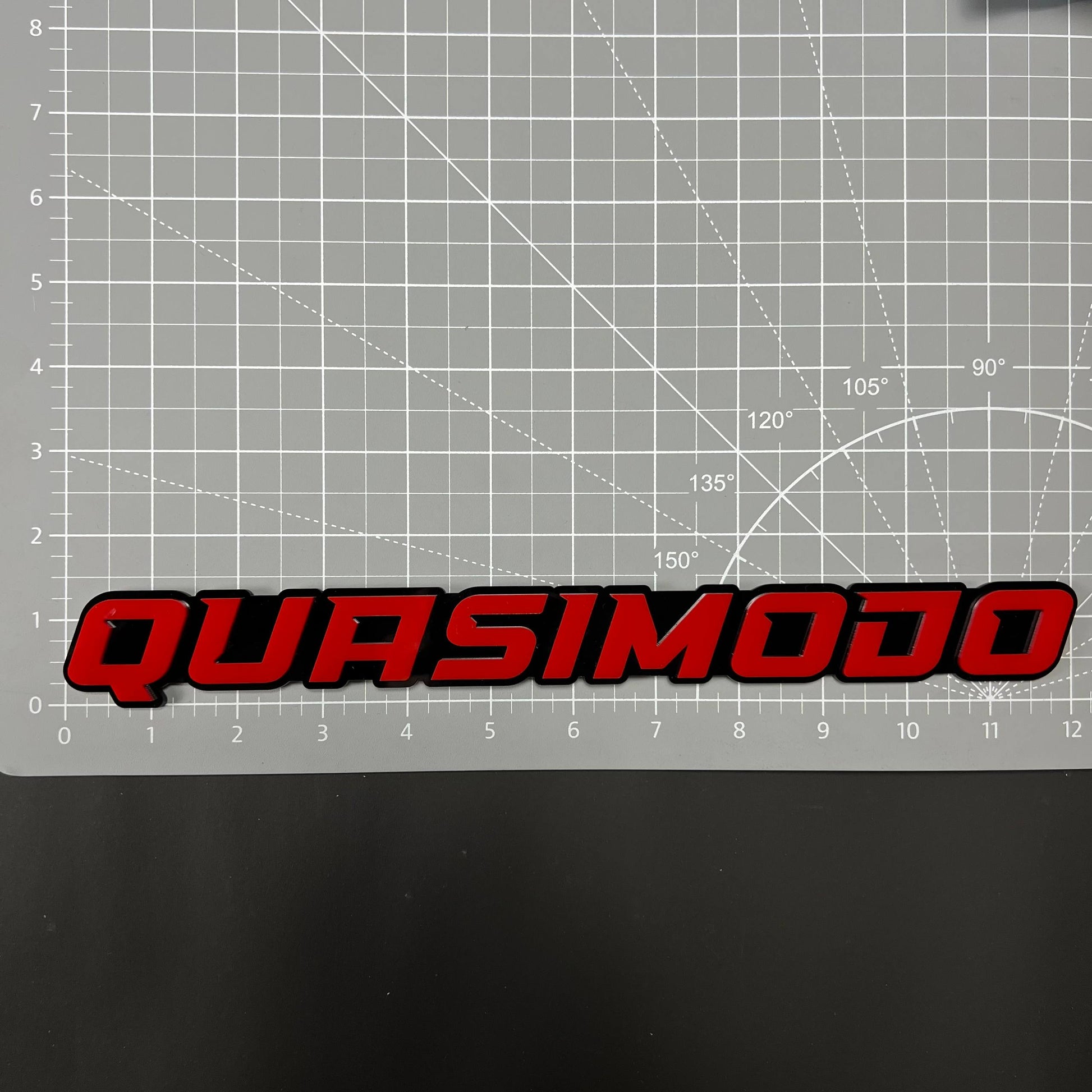 1PC QUASIMODO 3D Acrylic Badge - Car Truck Emblem Fender Tailgate Trunk Sticker