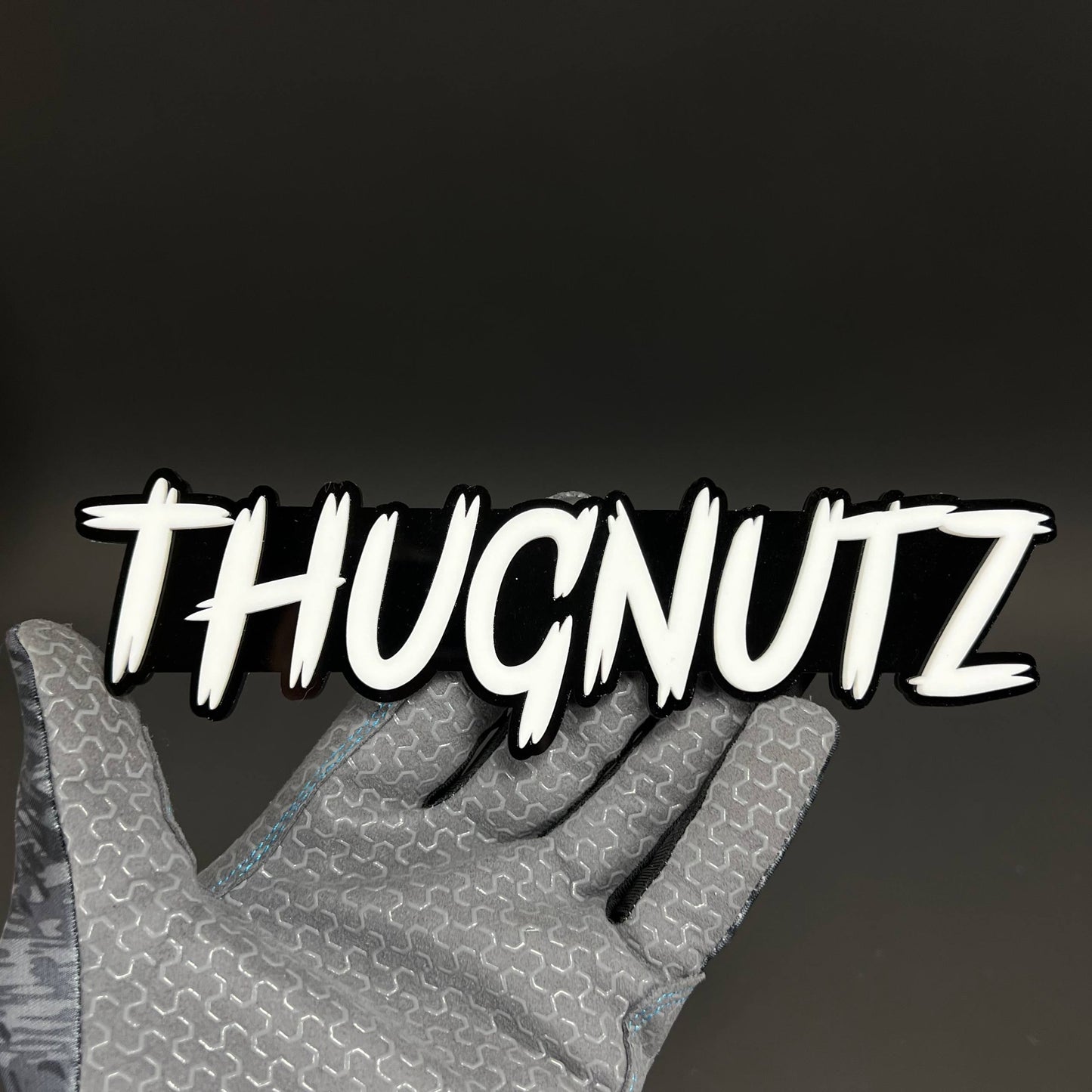 1PC THUGNUTZ 3D Acrylic Badge - Car Truck Emblem Fender Tailgate Trunk Sticker