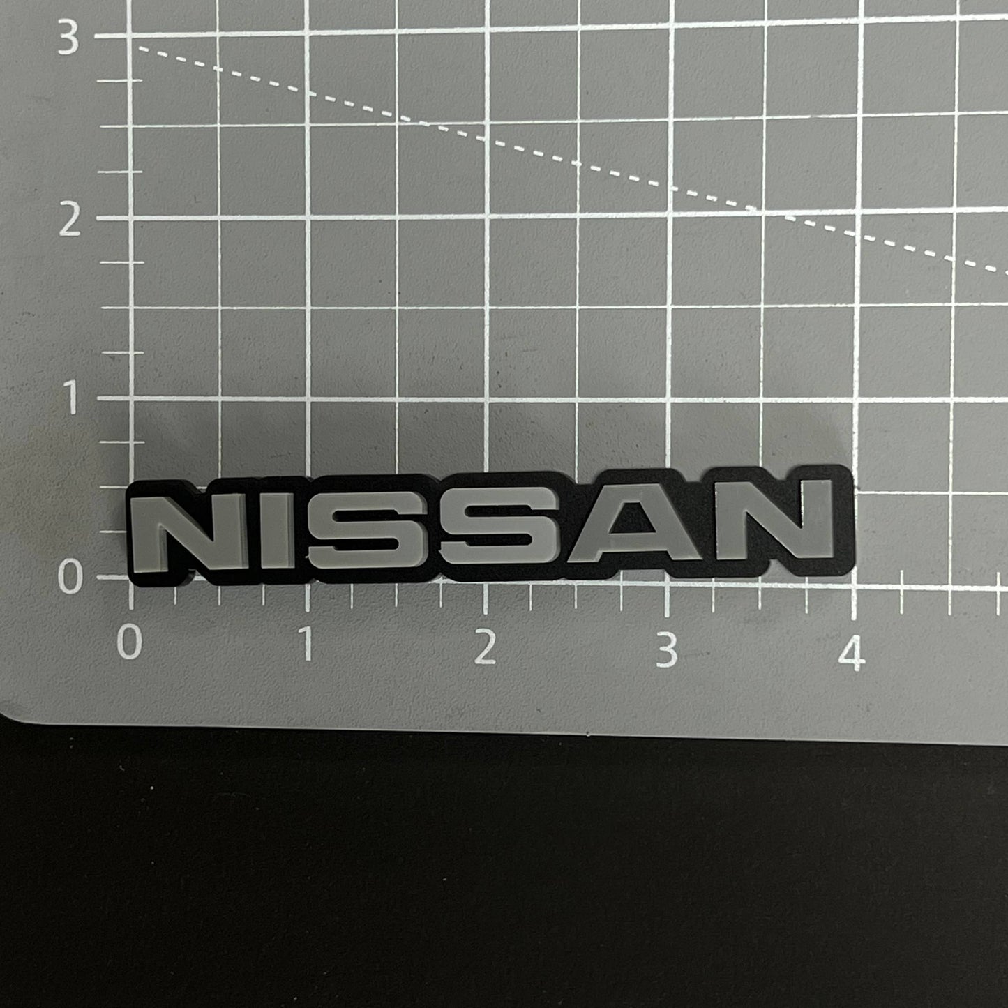1PC NISSAN 3D Acrylic Badge - Car Truck Emblem Fender Tailgate Trunk Sticker