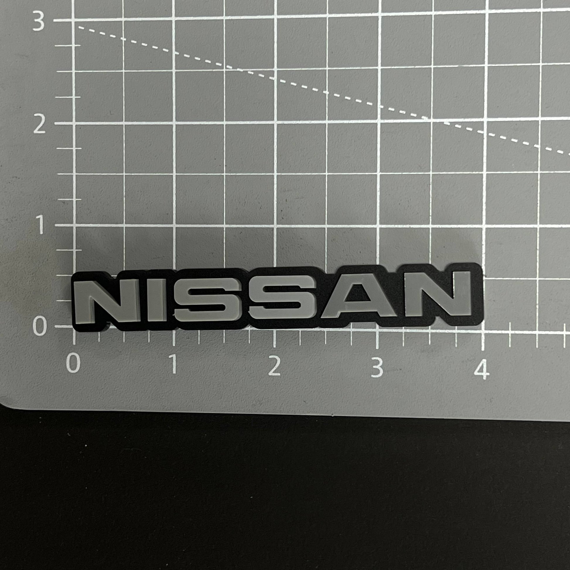 1PC NISSAN 3D Acrylic Badge - Car Truck Emblem Fender Tailgate Trunk Sticker