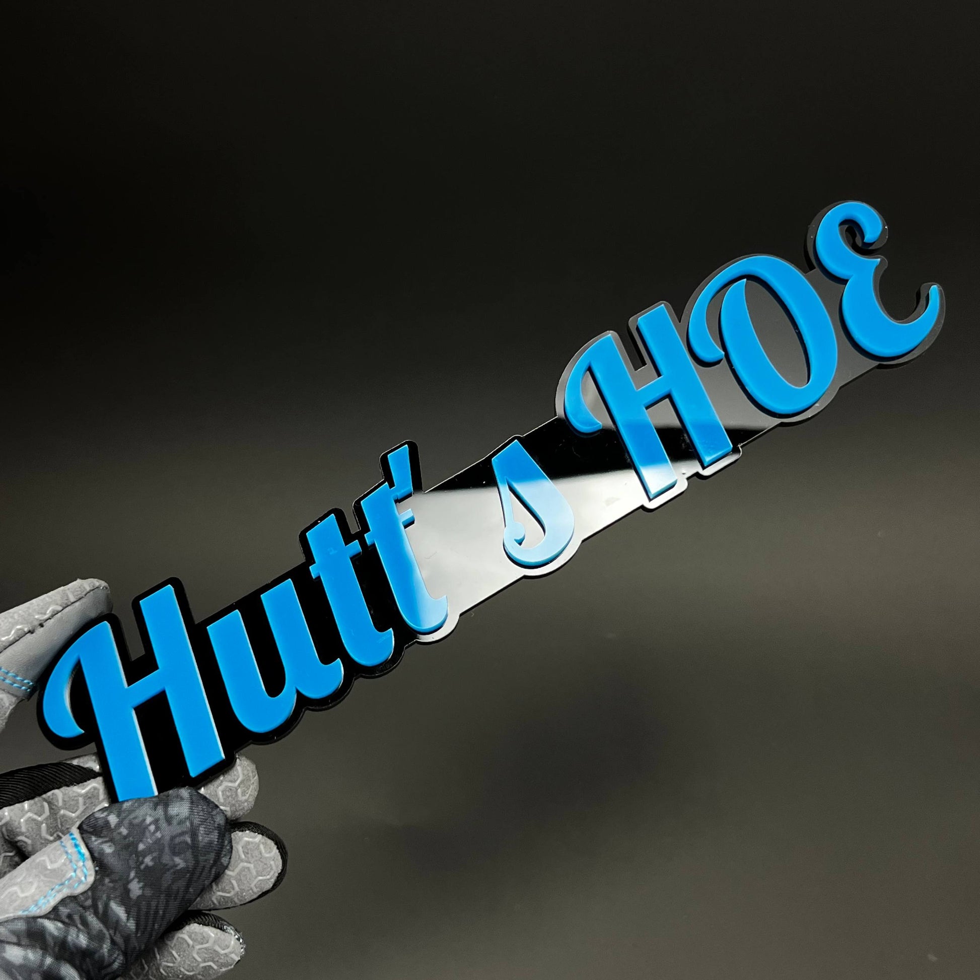 1PC Hutt's HOE 3D Acrylic Badge - Car Truck Emblem Fender Tailgate Trunk Sticker