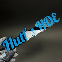 1PC Hutt's HOE 3D Acrylic Badge - Car Truck Emblem Fender Tailgate Trunk Sticker