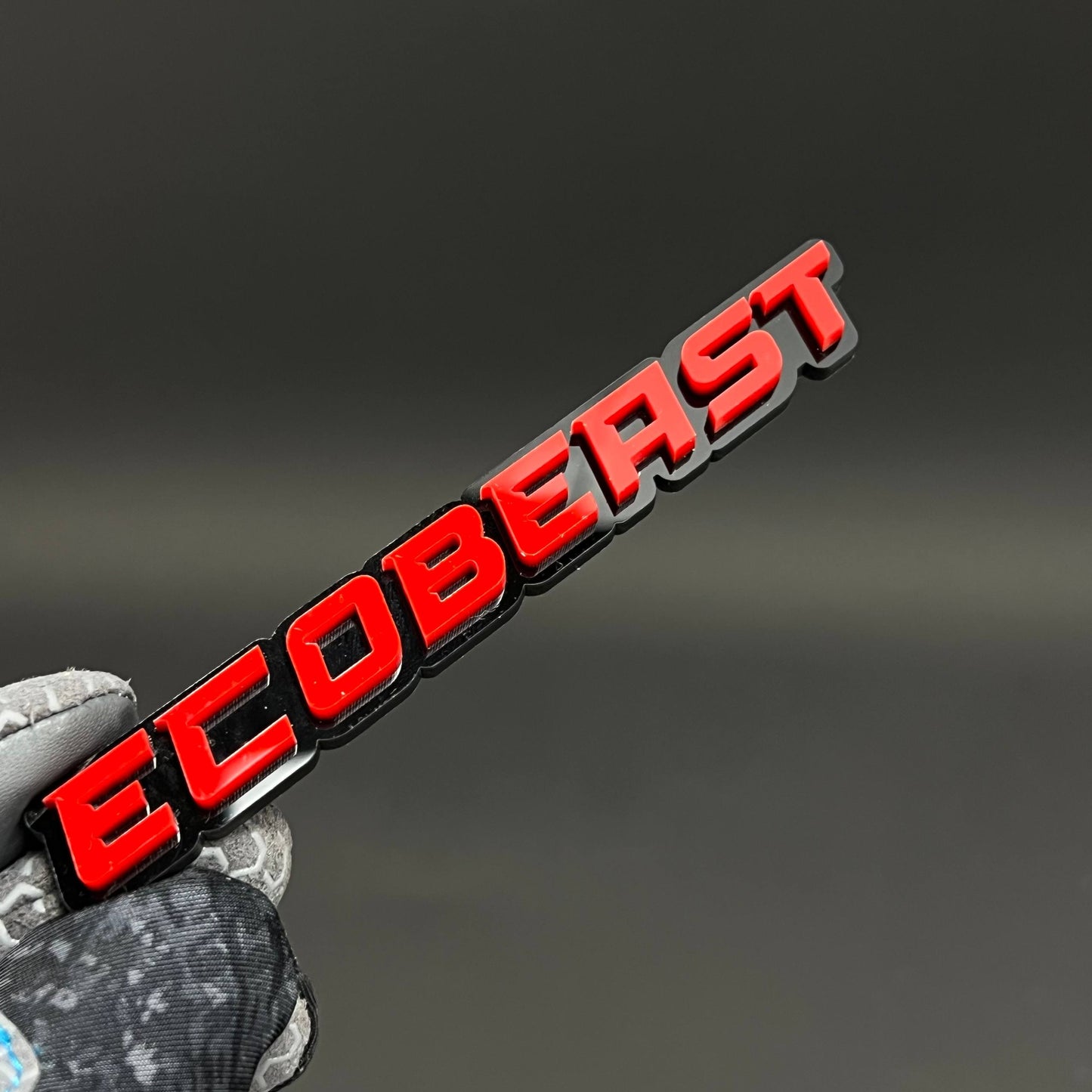 1PC ECOBEAST 3D Acrylic Badge - Car Truck Emblem Fender Tailgate Trunk Sticker