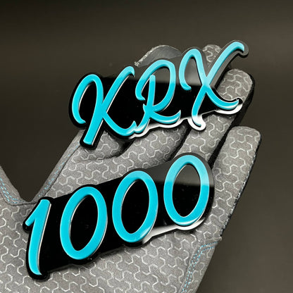 1PC KRX 1000 3D Acrylic Badge - Car Truck Emblem Fender Tailgate Trunk Sticker