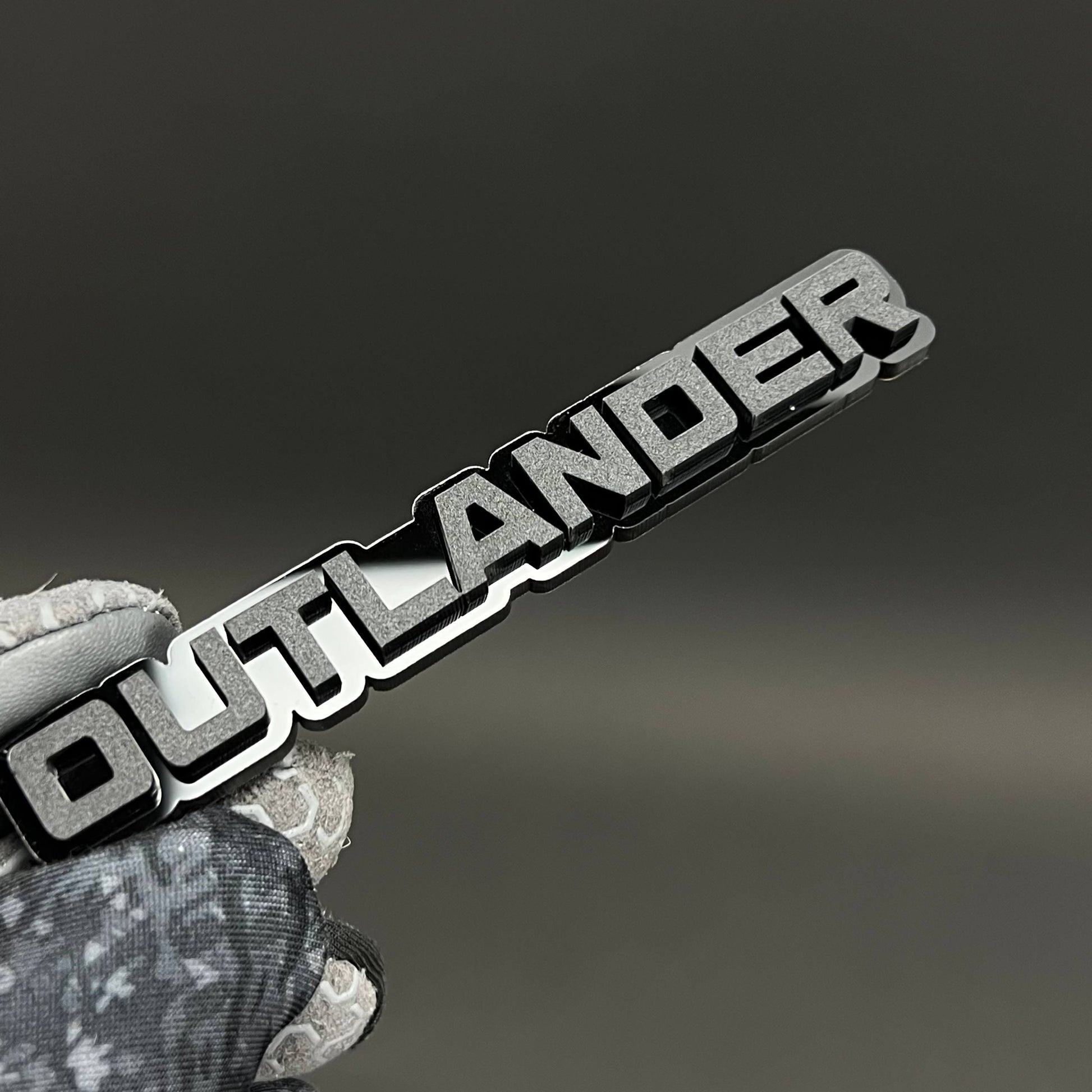 1PC OUTLANDER 3D Acrylic Badge - Car Truck Emblem Fender Tailgate Trunk Sticker