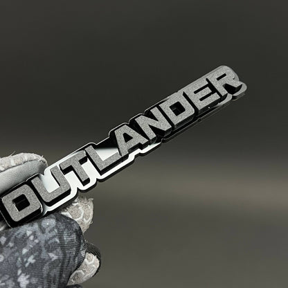 1PC OUTLANDER 3D Acrylic Badge - Car Truck Emblem Fender Tailgate Trunk Sticker