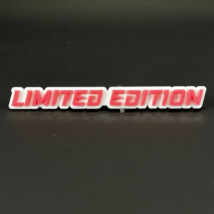 1PC LIMITED EDITION 3D Acrylic Badge - Car Truck Emblem Fender Sticker