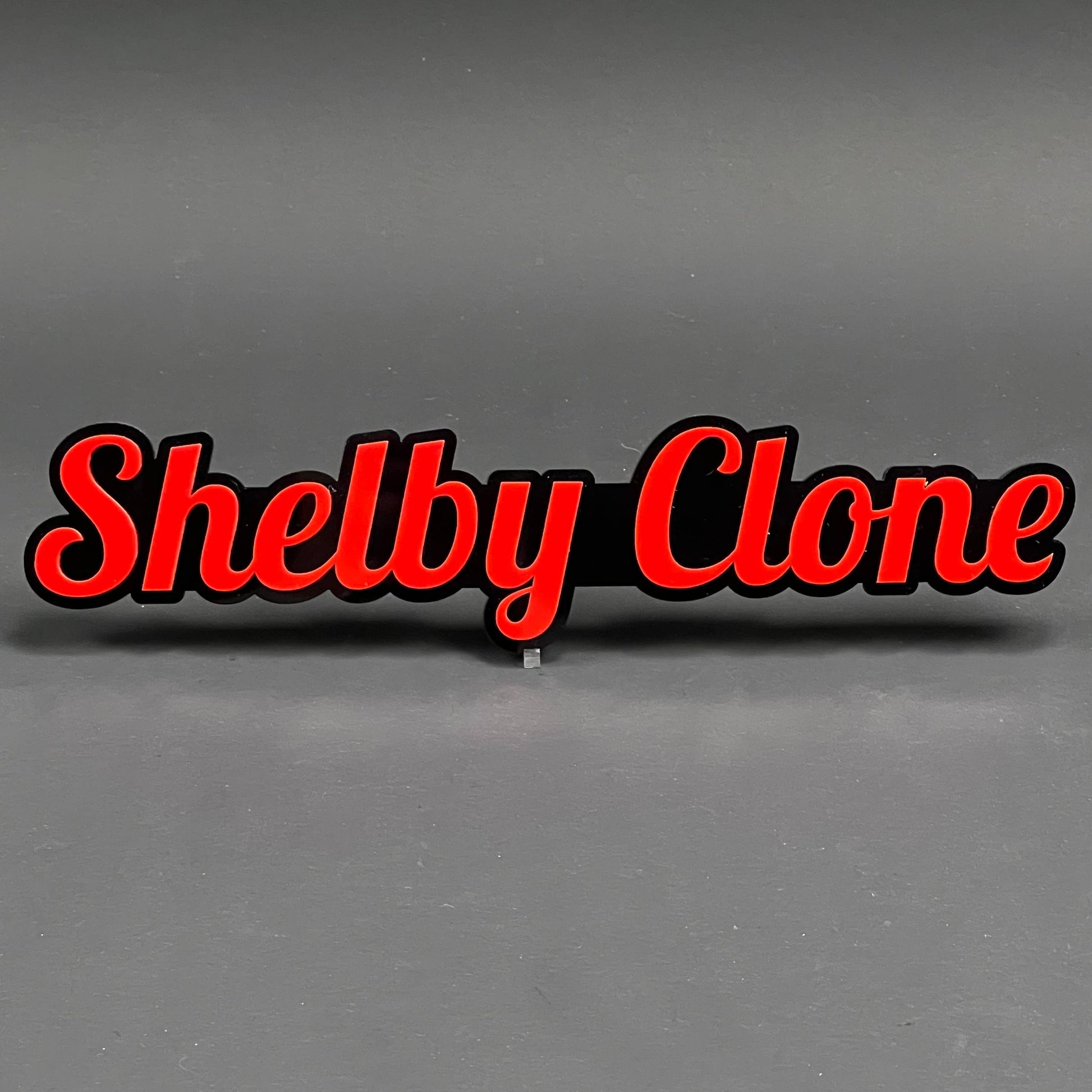 1PC Shelby Clone 3D Acrylic Badge - Car Truck Emblem Fender Sticker