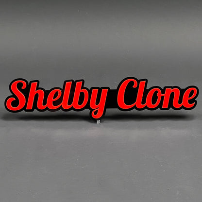 1PC Shelby Clone 3D Acrylic Badge - Car Truck Emblem Fender Sticker