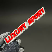 1PC LUXURY SPORT 3D Acrylic Badge - Car Truck Emblem Fender Sticker
