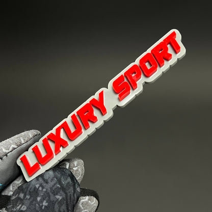 1PC LUXURY SPORT 3D Acrylic Badge - Car Truck Emblem Fender Sticker