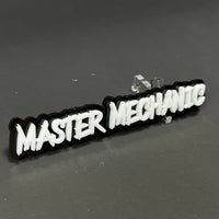 1PC MASTER MECHANIC 3D Acrylic Badge - Car Truck Emblem Fender Sticker