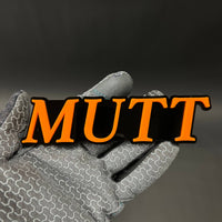1PC MUTT 3D Acrylic Badge - Car Truck Emblem Fender Tailgate Trunk Sticker