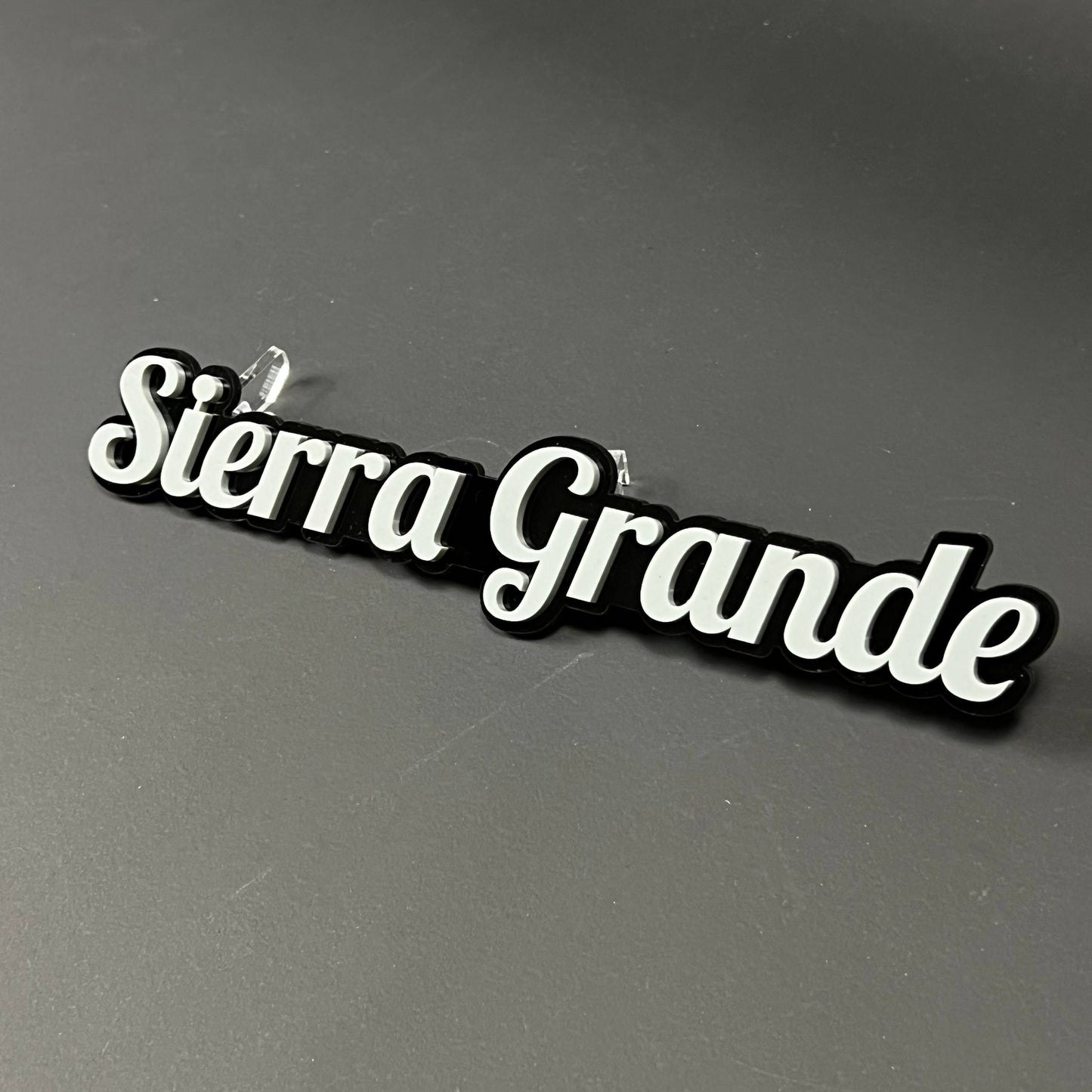 1PC Sierra Grande 3D Acrylic Badge - Car Truck Emblem Fender Sticker