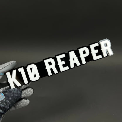 1PC K10 REAPER 3D Acrylic Badge - Car Truck Emblem Fender Tailgate Trunk Sticker